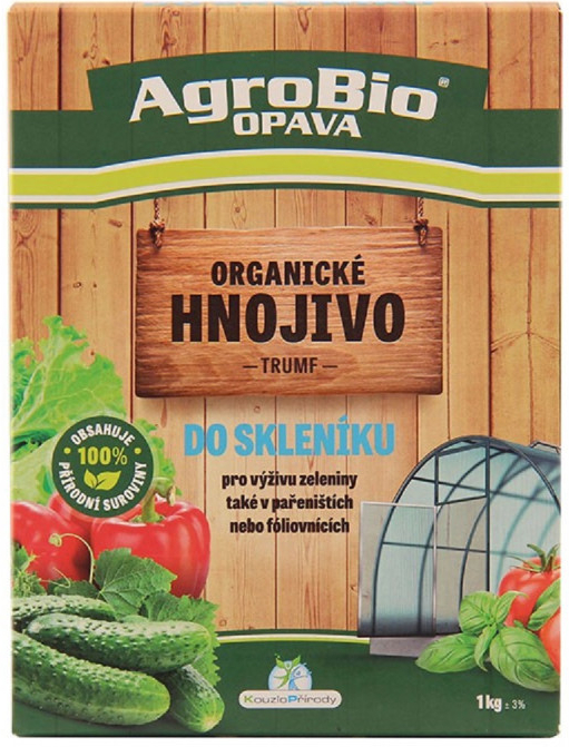 AgroBio Trumf bio organické hnojivo do skleníka 1 kg