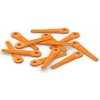 STIHL 4002 007 1000 – plastové nože na žacie hlavy PolyCut, oranžové, 145 mm, bal. 12 ks