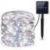 Dampod Solárne vianočné osvetlenie drôt 100 LED