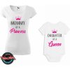 Tričká Mommy, Daughter (Rodinné tričká s potlačou sú vždy dobrý darček, nápisom, pre, rodinu, mama, otec)