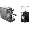 Stone Espresso Pure + Eureka Mignon Silenzio, CR black