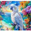 NORIMPEX Diamantové maľovanie Papagáj Kakadu 30x40cm