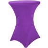 TENTino Elastický obrus STANDARD na koktailový bistro stôl 80 cm VIAC FARIEB Farba obrusu: FIALOVÁ / VIOLET