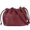 Mini kožená kabelka vínová – crossbody aj na rameno Wojewodzic 31989/S20/Z