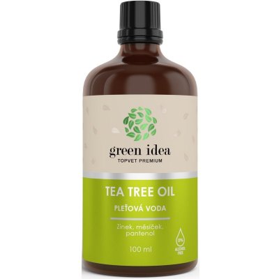 Green Idea Tea Tree Oil pleťová voda bez alkoholu 100 ml