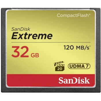 SanDisk CompactFlash Extreme 32GB UDMA7 SDCFXSB-032G-G46