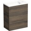 Umývadlo so skrinkou do kúpeľne Intedoor TRENTA 42 cm dub tabak gladstone TRE 42 1D L PU 25