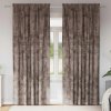 Záclony 2 ks s očkami cappuccino 260x140 cm