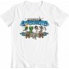 Bioworld Entertainment Minecraft Legends Allies Unite Kids T-Shirt biele
