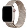 Remienok na hodinky O-CLOCK oceľový béžový 22 mm Apple Watch 42/44/45/46/49 mm