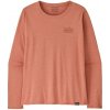 Patagonia Triko LS Cap Cool Daily Shirt dámské Velikost: L / Barva (vzor): strataspire: moment pink x-dye