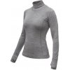 SENSOR Merino Bold Roll Neck Cool Gray dámske tričko - XXL