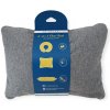 Be relax 3in1 Flexi rest cestovný vankúš z mikrogranúl Farba: Sivá