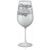 Crystalex pohár na víno Ryby Čierna 550 ml