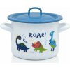 Metalac Hrnec Smaltovaný hrnec s poklicí Dino 14 cm 1,5 l D2-14-3352
