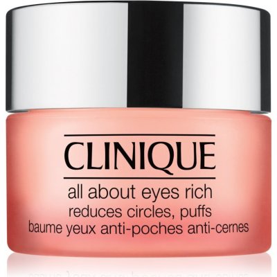 Clinique All About Eyes™ Rich hydratačný očný krém proti opuchom a tmavým kruhom 15 ml