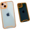 SES Svietiaci ochranný obal pre Apple iPhone 11 - oranžový 12948