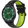 Remienok Sport Wristband čierno-zelený pre Samsung Galaxy Watch 6 Classic (43mm / 47mm) a Watch 6 (40mm / 44mm)