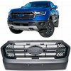 Maska pre Ford Ranger čierna s dvojitou lištou T7 2016-2019