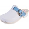 Dreváky BUXA FPU20 biele-svetlomodré - 38 / biela