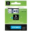 DYMO páska D1 9mm x 7m, modrá na bielej S0720690