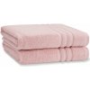 Svetloružové froté bavlnené osušky v súprave 2 ks 90x140 cm Zero Twist – Catherine Lansfield