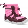Xero Shoes Detské snehule Barefoot Xero - Alpine Pull-on Kids Pink/Fig ružové