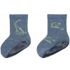 Sterntaler Ponožky portišmykové Dino AIR 2ks v balení modrá chlapec