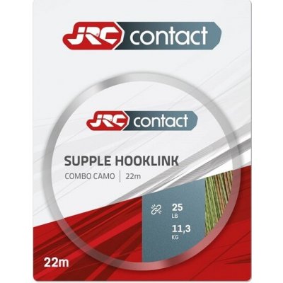 JRC Contact Supple Hooklink Combo Camo 22m 25lb