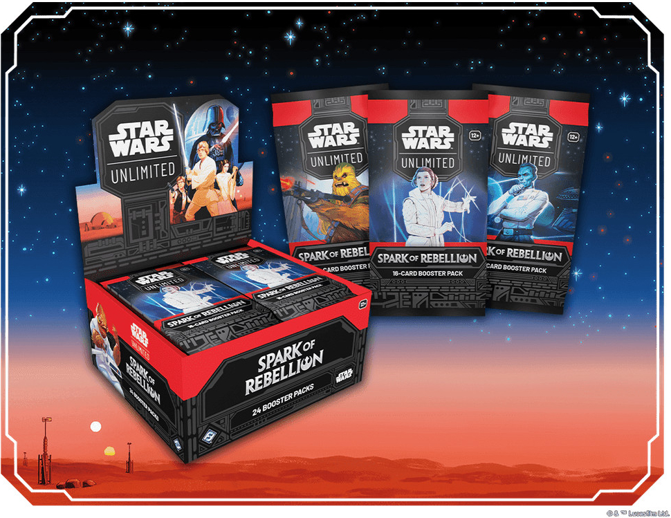 Star Wars: Unlimited Spark of Rebellion Booster Box 24xbooster EN