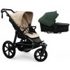 TFK ProA 2v1 Sand Combi carrycot + Seat unit Hlboká vanička Olive