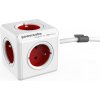 Zásuvka POWERCUBE EXTENDED s káblom 1.5m RED