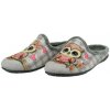 Dámske papuče Peon - AN/048-6S, sivá sovička, veľkosť 40