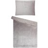Obliečky mikroflanel SLEEP WELL 70x90/140x200cm - lesklý prúžok šedý
