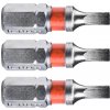 hrot plochý sada 3ks, 3x25mm, S2