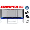 Trampolína JUMPEX SST 366 cm (3,7 m) Modrá s vonkajšou sieťou,