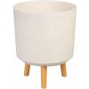 Kvetináč Strend Pro, farba White Weath Finish, 30x30x37 cm