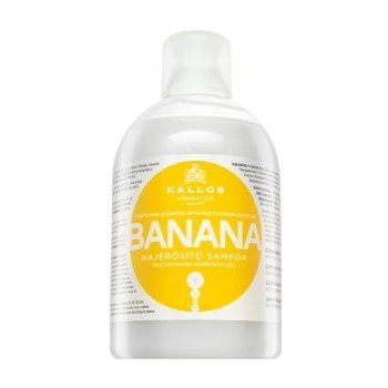 Kallos Banana Shampoo posiľujúci šampón na vlasy multivitamín 1000 ml