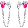 Disney detské náušnice Minnie Mouse strieborné ES00051SL.CS
