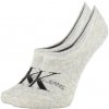 CALVIN KLEIN - CK jeans logo neviditeľné ponožky sivé-UNI