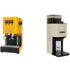 Gaggia Classic E24 BC, yellow + Lelit Steve PM20, gold