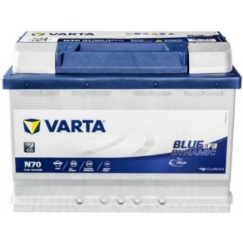 Varta Blue Dynamic EFB 12V 70Ah 760A 570 500 076 od 116,4 € - Heureka.sk