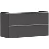 Hansgrohe Xelu Q - Umývadlová skrinka, 63x118x50 cm, 2 zásuvky, matná sivá/matná biela 54036700