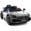 Detské elektrické autíčko Megacar Mercedes GTR, 2x45W, 12V 4,5Ah, strieborné lakované