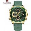 Hodinky NAVIFORCE MI-38648 - Zelená/Zlatá KP38648