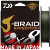Daiwa Splietaná Šnúra J-Braid Expedition X8E Dark Green 150 m 0,10 mm 6,9 kg