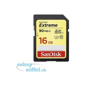 SanDisk Extreme SDHC 16GB UHS-I U3 SDSDXNE-016G-GNCIN