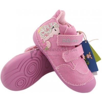 D.D.Step detské plátené topánky C015-355 pink
