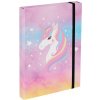 Baagl A4 Rainbow Unicorn ružová