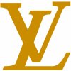 Zápich - Louis Vuitton logo (bez paličky)